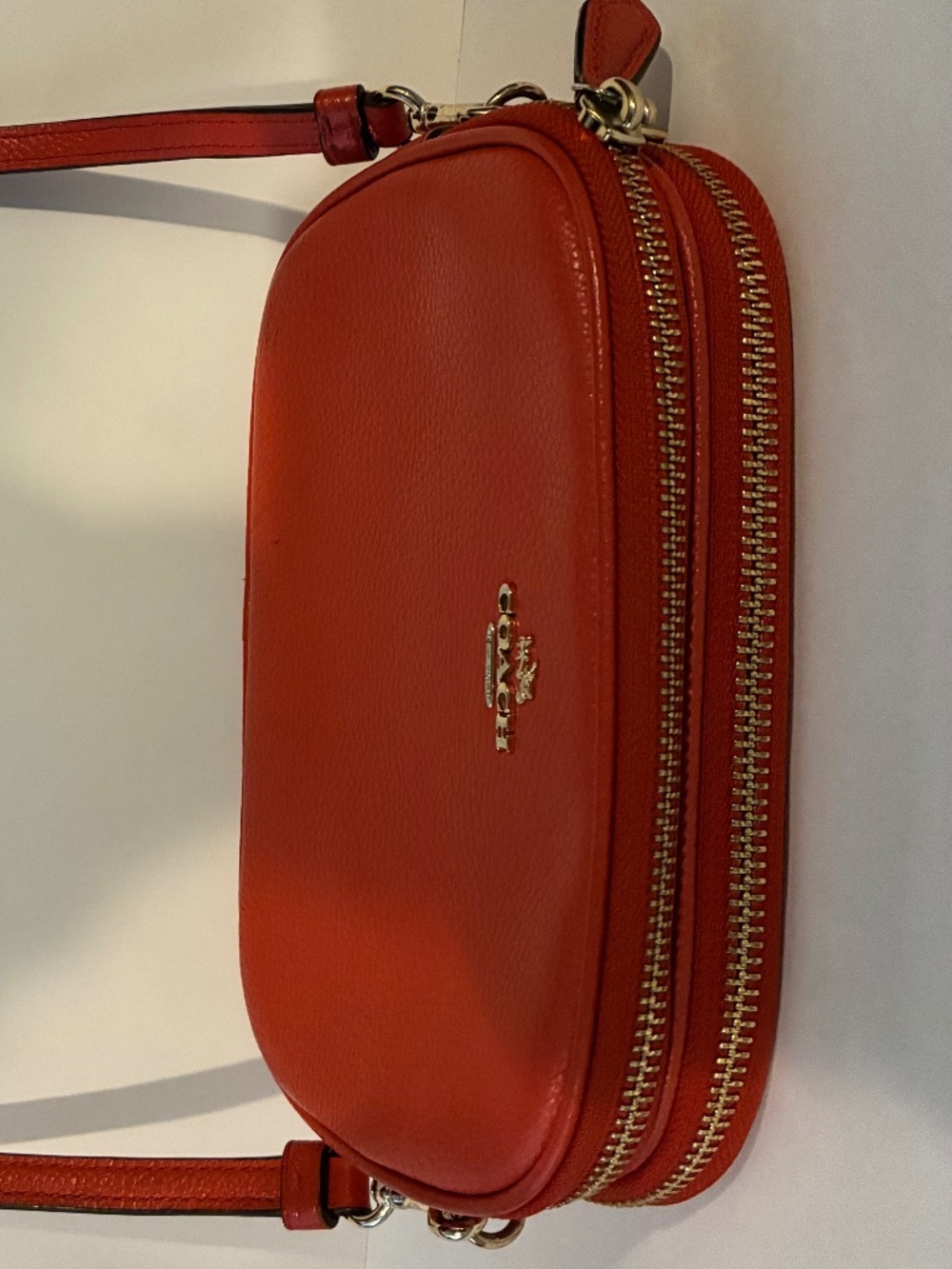 Coach | Small Cross Body Purse | Orange - Picture 3 of 11
